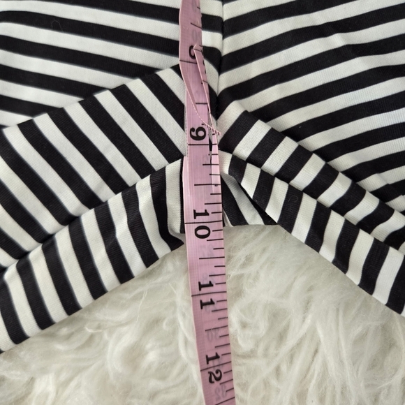 Fashion Casual Drawstring Elastic Waist Womens Stripe Wide Leg Pants. Bl… - Picture 5 of 9